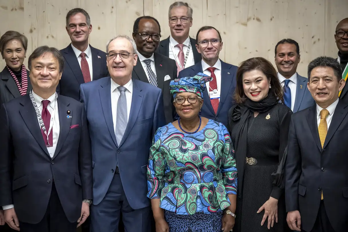 Ngozi Okonjo-Iweala, Wamkele Mene… Huis clos africain à Davos pour préparer la riposte face aux menaces économiques de Trump